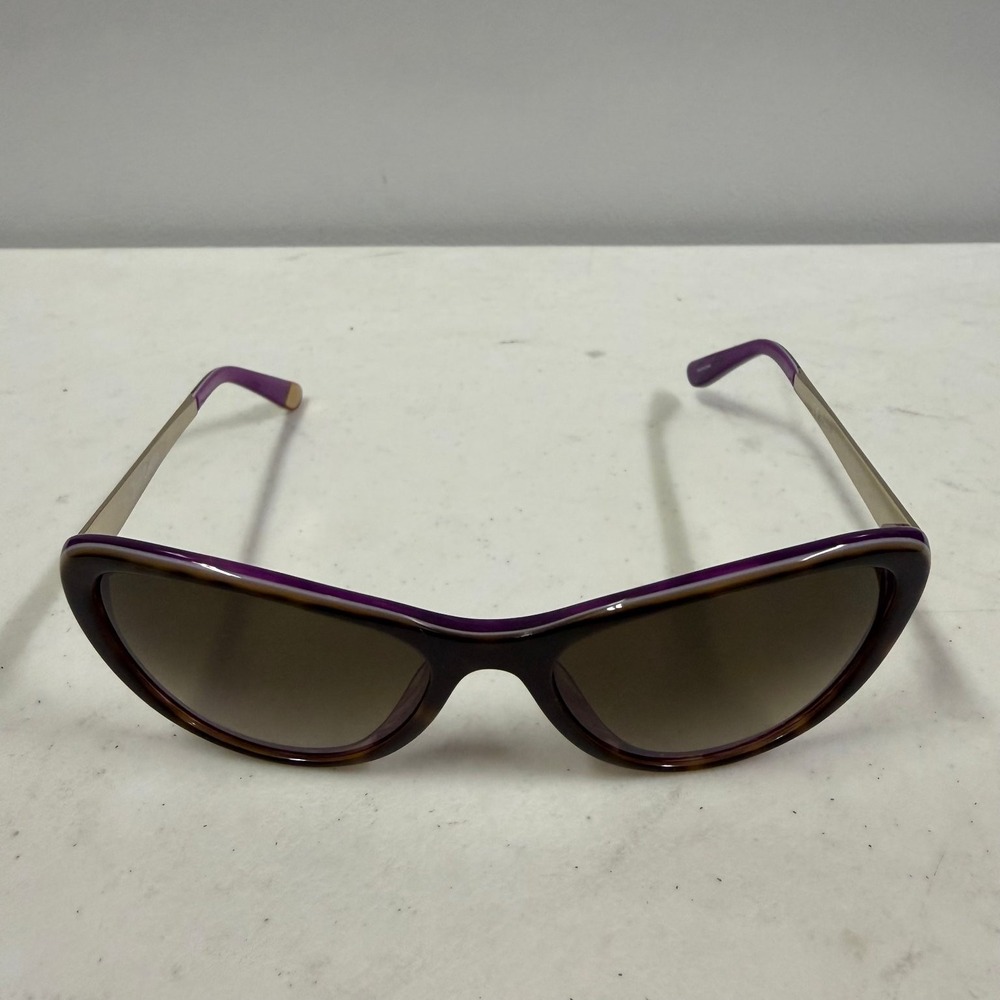 Juicy Couture Women's JU 544/S Cat Eye Sunglasses Brown Purple Gold FRAMES ONLY